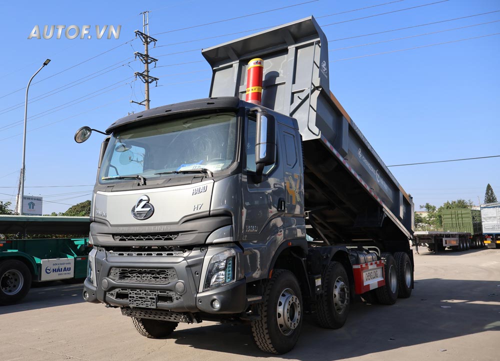 Xe ben Chenglong 4 chân H7 390HP Thùng U 15 Khối (Cầu Dầu)